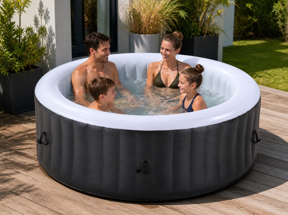 Dmuchane jacuzzi ogrodowe SPA